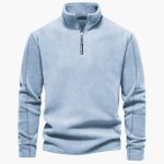 Men's Zip-Up Fleece Pullover with Soft Lining - Image 7