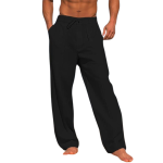 Men's Casual Pants with Drawstring Waist and Side Pockets - Image 4