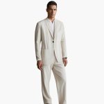 Men's Suit Set with Blazer and Pants for Spring Summer - Image 3