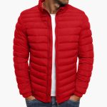 Lightweight Quilted Jacket with Zipper - Men's Transitional Jacket - Image 6