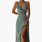 Evening Maxi Dress with Slit for Women – Elegant & Sexy Look - Image 3