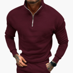 Men's Zip-Up Sweatshirt – Comfortable and Stylish - Image 4
