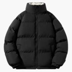 Warm Women's Puffer Jacket with Fleece Lining and Hood - Image 4