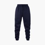 Men's Jogging Pants with Elastic Waistband and Cuffs at Hem