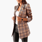 Tweed Blazer with Buttons for Women – Elegant & Modern - Image 4