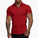 Slim Fit Short Sleeve Shirt for Men – Slim Fit Style - Image 4