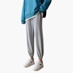 Women's Jogging Pants with Drawstring Waistband and Cuffs - Image 3