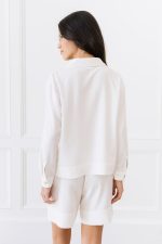 Women's Cozy Earth Coastal Comfort Long Sleeve Button Down - Last Chance - Image 17