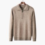 Winter Sweater for Women – Elegant Half-Zip, Cozy & Warm - Image 2