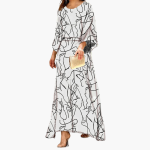 Women's Maxi Dress with Print – Boho & Summer Dress Style - Image 4