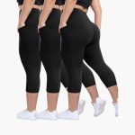 Capri Leggings Set - For Women with High Waist Sport