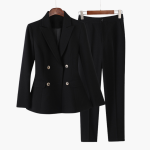 Two-Piece Women's Suit with Blazer and Pants - Image 4
