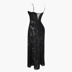 Lace Dress in Vintage Style for Women – Long & Elegant - Image 4