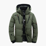 Men’s Quilted Jacket with Hood - Image 4