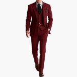 Wedding Guest Suit - Elegant Style for Men with Vest - Image 3