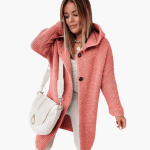 Women’s Hooded Cardigan with Open Front - Image 5
