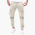 Comfortable Cargo Pants with Side Pockets - Men's Casual Pants - Image 5