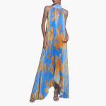 Pleated Dress for Women – Summery, with Floral Pattern - Image 5