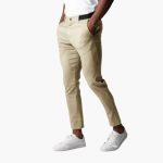 Men’s Stretch Chinos with Elastic Waistband and Slim Legs - Image 10