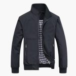 Slim Fit Bomber Jacket for Men