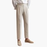 Men's Pleated Trousers – Classically Cut Pleated Pants - Image 11