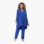 Embroidered 3-Piece Suit for Women