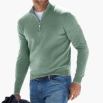 Men's Zip Pullover – Stylish & Comfortable for Leisure - Image 5