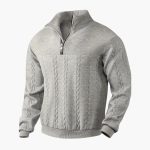 Warmer and stylish half-zip pullover for men - Image 5