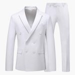 Men's Summer Suit Two-Piece with Blazer and Trousers