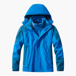 Men’s Hooded Outdoor Jacket with Zipper and Pockets - Image 8