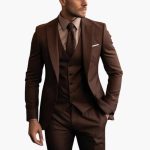 Men’s Formal Suit Set with Jacket and Vest - Image 12