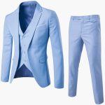 Men’s Three-Piece Suit with Jacket and Vest - Image 4