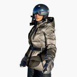 Women's Jacket with Hood and Zipper Pockets - Image 3