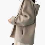 Women's Jacket with Hood, Zipper, and Side Pockets - Image 4