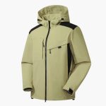Men's Ski Jacket with Hood and Zipper Pockets - Image 2