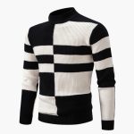 Men's Sweater with Colorblock Design – Versatile & Modern - Image 5