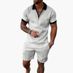 Men's Summer Two-Piece with Zipper and Shorts - Image 6