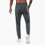 Men's Training Pants with Elastic Waistband and Zipper Pockets - Image 4