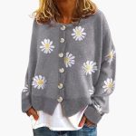 Women’s Cardigan with Floral Pattern - Image 6