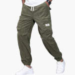 Men's Corduroy Pants with Waistband and Side Pockets - Image 5