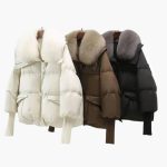 Elegant Women's Winter Jacket with Faux Fur Collar – Warm & Stylish - Image 5