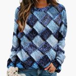 Patterned Knit Sweater for Women - Image 4