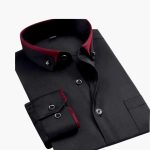 Long Sleeve Shirt with Collar for Men