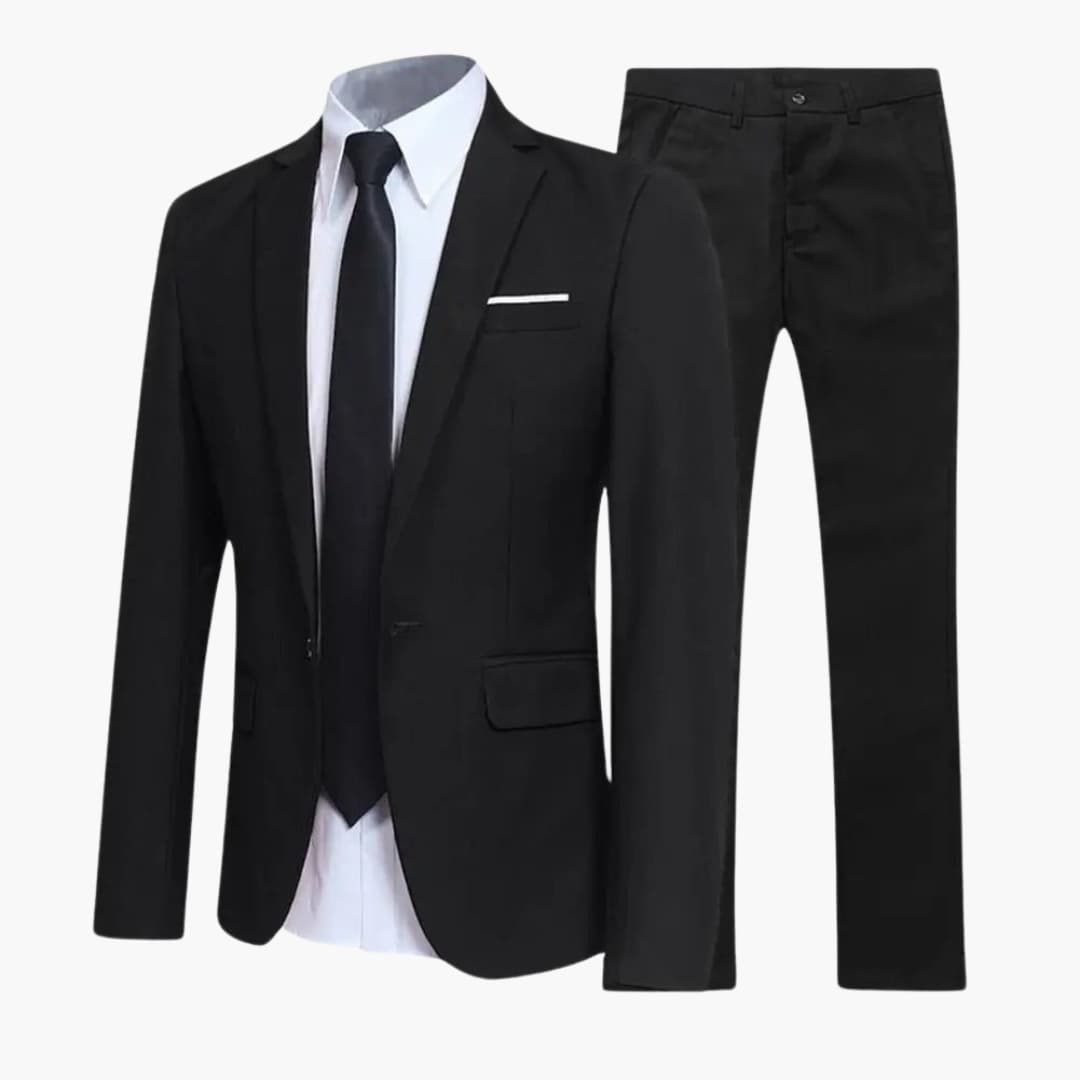 5_6_6378d327-e461-427f-ad91-46525a859d13.jpg 2-Piece Suit Set - Slim Fit Men's Suit for Business Look - Image 1