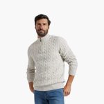 Knitted Sweater for Men - Elegant Half Zip Sweater - Image 5