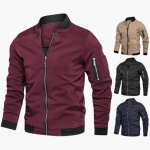 Men's Bomber Jacket - Modern, Lightweight & Comfortable - Image 5