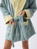Windowpane Resort Robe - Last Chance - Image 7