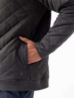 Men's Brushed Bamboo Quilted Snap Pullover - Last Chance - Image 8