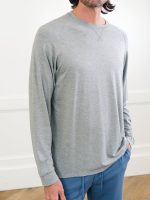 Men's Bamboo Stretch-Knit Long Sleeve Pajama Set - Image 13
