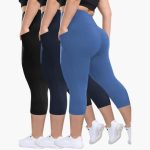 Capri Leggings Set - For Women with High Waist Sport - Image 7